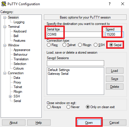 Putty Config