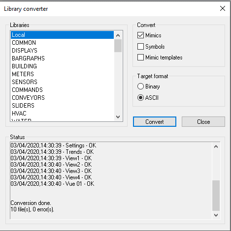 Library Converter