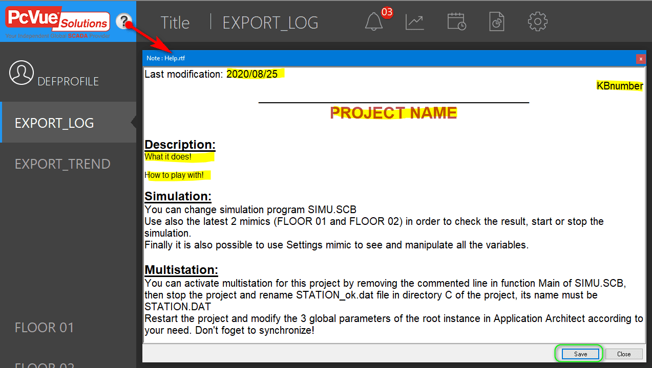 Help rtf modification