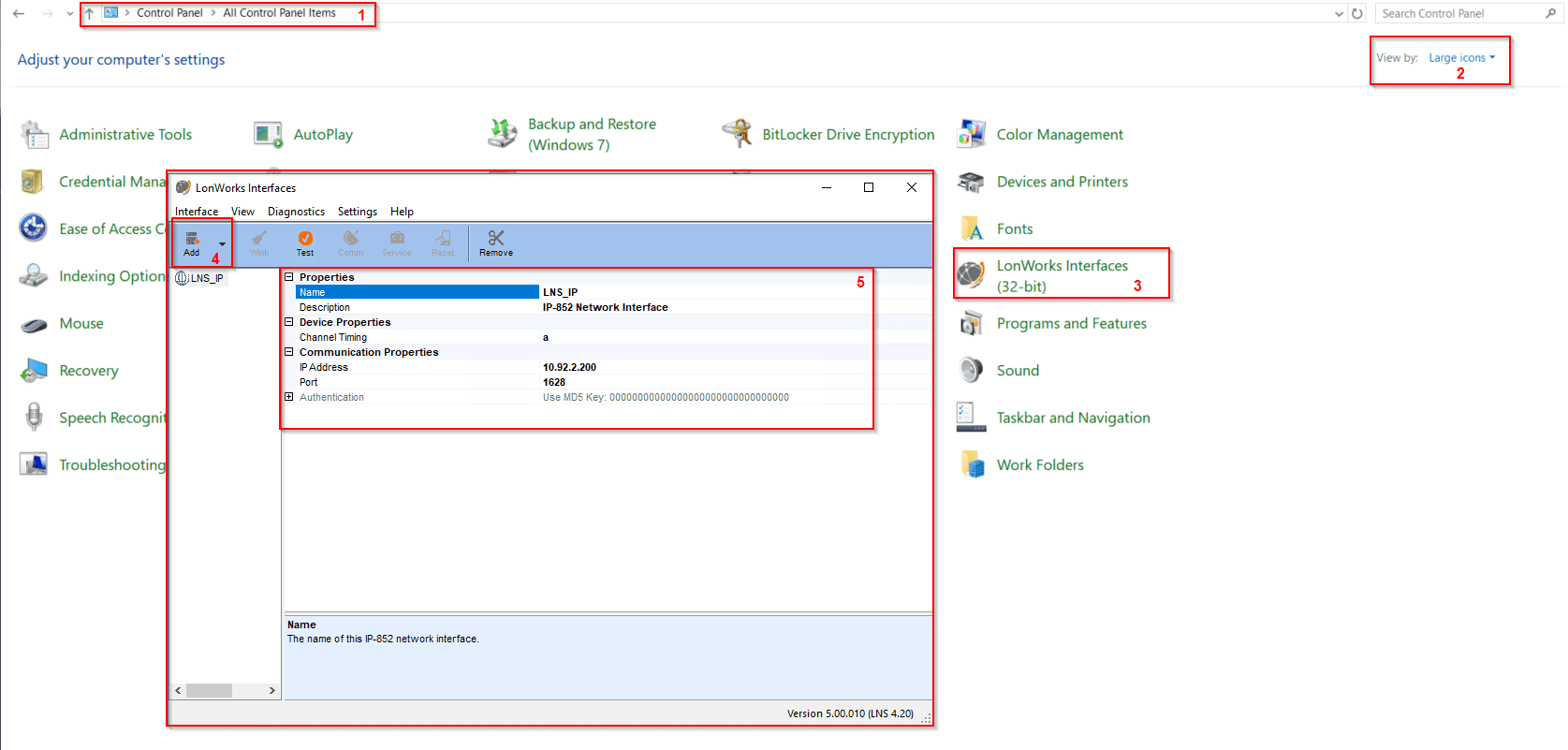 Network configuration