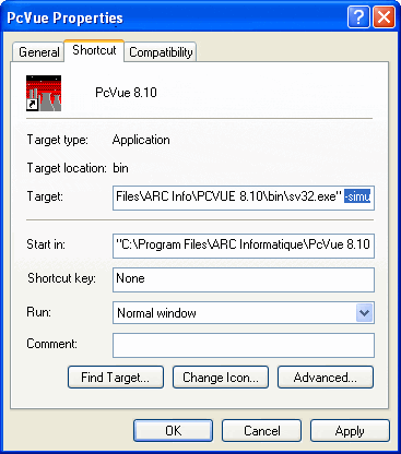 PcVue_Properties_dialog_simu_mode